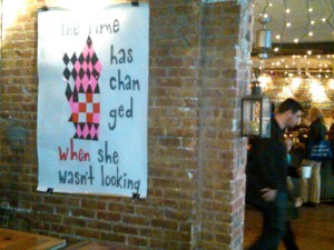 The Time Has Changed When She Wasn't Looking